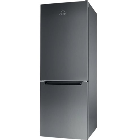 Indesit LI6 S2E X Refrigerator,E, Free-standing, Combi, Height 1.59 m, Net fridge 197 L, Net freezer 75 L, Inox | INDESIT Indesit LI6 S2E X Refrigerator,E, Free-standing, Combi, Height 1.59 m, Net fridge 197 L, Net freezer 75 L, Inox | INDESIT