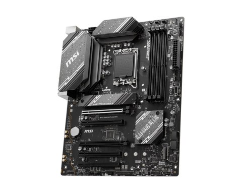 MSI | B760 GAMING PLUS WIFI | Gniazdo procesora LGA1700 | Typ chipsetu Intel B760 | Obsługiwana technologia pamięci RAM DDR5 SDR MSI | B760 GAMING PLUS WIFI | Gniazdo procesora LGA1700 | Typ chipsetu Intel B760 | Obsługiwana technologia pamięci RAM DDR5 SDR