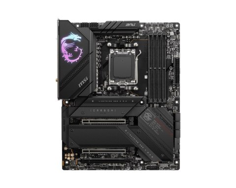 MSI | MPG X670E CARBON WIFI | Gniazdo procesora Socket AM5 | Rodzaj chipsetu AMD X670 | Technologia obsługiwanej pamięci RAM DDR MSI | MPG X670E CARBON WIFI | Gniazdo procesora Socket AM5 | Rodzaj chipsetu AMD X670 | Technologia obsługiwanej pamięci RAM DDR
