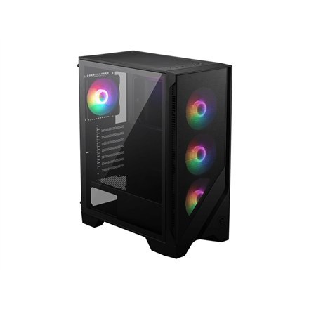 MSI PC Case MAG FORGE 120A AIRFLOW Side window Black Mid-Tower Power supply included No MSI PC Case MAG FORGE 120A AIRFLOW Side window Black Mid-Tower Power supply included No
