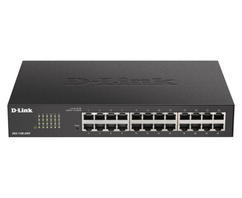 D-Link | Smart Switch | DGS-1100-24V2 | Zarządzany | Desktop | Porty 1 Gbps (RJ-45) ilość 24 | Typ zasilania 100 do 240 V AC, 50 D-Link | Smart Switch | DGS-1100-24V2 | Zarządzany | Desktop | Porty 1 Gbps (RJ-45) ilość 24 | Typ zasilania 100 do 240 V AC, 50
