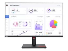 Lenovo ThinkVision T32p-30 31.5 3840x2160/16:9/350nits/DP/HDMI/USB-C/Black/3y Warranty