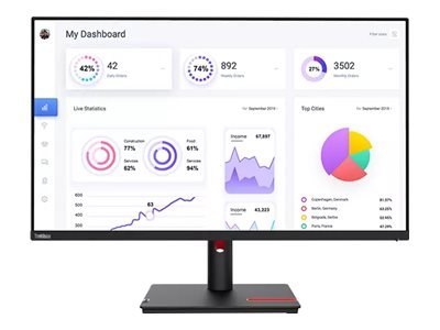 Lenovo ThinkVision T32p-30 31.5 3840x2160/16:9/350nits/DP/HDMI/USB-C/Black/3y Warranty Lenovo ThinkVision T32p-30 31.5 3840x2160/16:9/350nits/DP/HDMI/USB-C/Black/3y Warranty