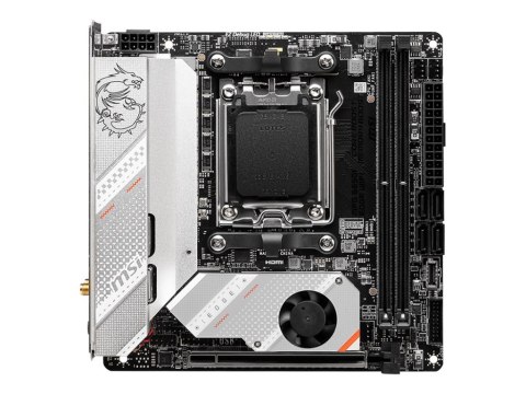 MSI | MPG B650I EDGE WIFI | Processor family AMD | Processor socket AM5 | DDR5 DIMM | Memory slots 2 | Supported hard disk drive MSI | MPG B650I EDGE WIFI | Processor family AMD | Processor socket AM5 | DDR5 DIMM | Memory slots 2 | Supported hard disk drive