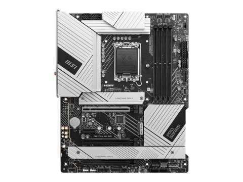 MSI | PRO Z790-A MAX WIFI | Processor family Intel | Processor socket LGA1700 | DDR5 UDIMM | Supported hard disk drive interface MSI | PRO Z790-A MAX WIFI | Processor family Intel | Processor socket LGA1700 | DDR5 UDIMM | Supported hard disk drive interface