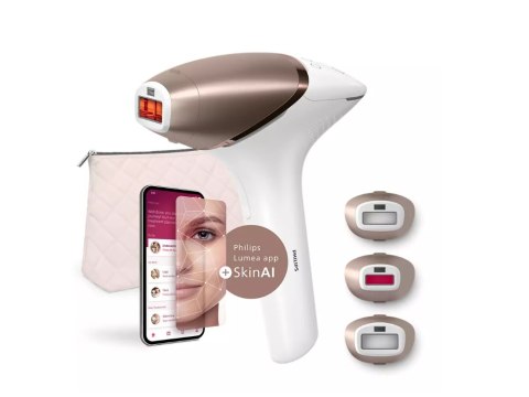 Philips | IPL Hair remover with SenseIQ | BRI973/00 | Bulb lifetime (flashes) 450.000 | Number of power levels 5 | White/Rose Go Philips | IPL Hair remover with SenseIQ | BRI973/00 | Bulb lifetime (flashes) 450.000 | Number of power levels 5 | White/Rose Go