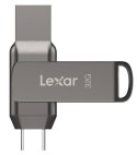 Lexar | Pendrive 2 w 1 | JumpDrive Dual Drive D400 | 32 GB | USB 3.1 | Szary Lexar | Pendrive 2 w 1 | JumpDrive Dual Drive D400 | 32 GB | USB 3.1 | Szary