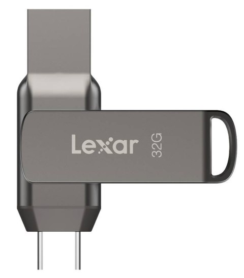 Lexar | Pendrive 2 w 1 | JumpDrive Dual Drive D400 | 32 GB | USB 3.1 | Szary Lexar | Pendrive 2 w 1 | JumpDrive Dual Drive D400 | 32 GB | USB 3.1 | Szary