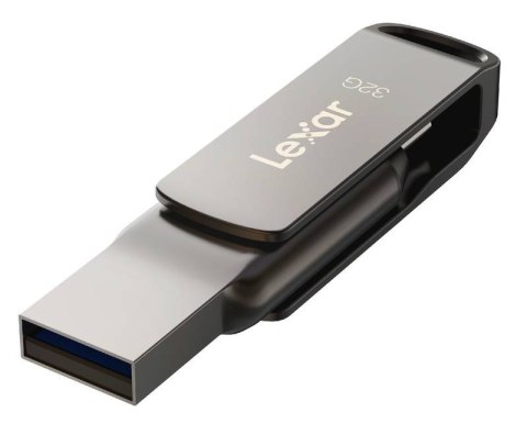 Lexar | Pendrive 2 w 1 | JumpDrive Dual Drive D400 | 32 GB | USB 3.1 | Szary Lexar | Pendrive 2 w 1 | JumpDrive Dual Drive D400 | 32 GB | USB 3.1 | Szary