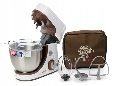 TEFAL | Masterchef Gourmet Food Processor | QB51K138 | 1100 W | Liczba prędkości 8 | Pojemność misy 4,6 L | Biały TEFAL | Masterchef Gourmet Food Processor | QB51K138 | 1100 W | Liczba prędkości 8 | Pojemność misy 4,6 L | Biały