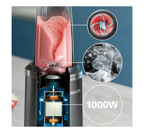 Blender Philips | HR2767/00 | Tabletop | 1000 W | Materiał słoika Plastik | Pojemność słoika 0,3 + 0,5 + 0,7 L | Kruszenie lodu Blender Philips | HR2767/00 | Tabletop | 1000 W | Materiał słoika Plastik | Pojemność słoika 0,3 + 0,5 + 0,7 L | Kruszenie lodu