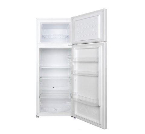 Candy | Refrigerator | CDG1S514EW | Energy efficiency class E | Free standing | Double Door | Height 142.8 cm | Fridge net capac Candy | Refrigerator | CDG1S514EW | Energy efficiency class E | Free standing | Double Door | Height 142.8 cm | Fridge net capac