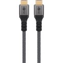 Goobay Szybki kabel HDMI z Ethernetem | Czarny | HDMI do HDMI | 1 m