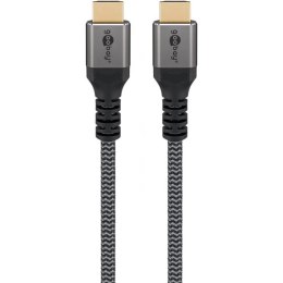 Goobay Szybki kabel HDMI z Ethernetem | Czarny | HDMI do HDMI | 1 m