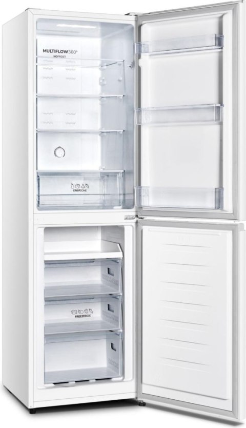 Gorenje Refrigerator | NRK418ECW4 | Energy efficiency class E | Free standing | Combi | Height 182.4 cm | No Frost system | Frid Gorenje Refrigerator | NRK418ECW4 | Energy efficiency class E | Free standing | Combi | Height 182.4 cm | No Frost system | Frid