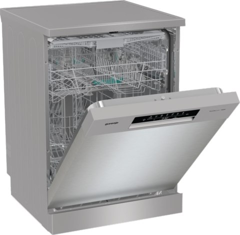 Gorenje | Zmywarka | GS643E90X | Wolnostojąca | Szerokość 59,9 cm | Liczba kompletów naczyń 16 | Liczba programów 6 | Klasa efek Gorenje | Zmywarka | GS643E90X | Wolnostojąca | Szerokość 59,9 cm | Liczba kompletów naczyń 16 | Liczba programów 6 | Klasa efek