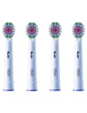 Oral-B | Wymienne główki szczoteczki do zębów | EB18-4 3D White Pro | Główki | Dla dorosłych | Liczba główek szczoteczki w zesta Oral-B | Wymienne główki szczoteczki do zębów | EB18-4 3D White Pro | Główki | Dla dorosłych | Liczba główek szczoteczki w zesta