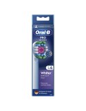 Oral-B | Wymienne główki szczoteczki do zębów | EB18-4 3D White Pro | Główki | Dla dorosłych | Liczba główek szczoteczki w zesta Oral-B | Wymienne główki szczoteczki do zębów | EB18-4 3D White Pro | Główki | Dla dorosłych | Liczba główek szczoteczki w zesta