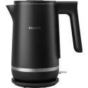 Philips Double Walled Kettle | HD9395/90 | Electric | 2200 W | 1.7 L | Stainless steel/Plastic | 360° rotational base | Black Philips Double Walled Kettle | HD9395/90 | Electric | 2200 W | 1.7 L | Stainless steel/Plastic | 360° rotational base | Black