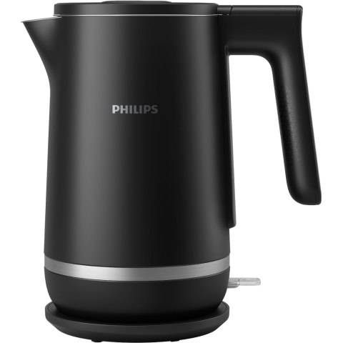 Philips Double Walled Kettle | HD9395/90 | Electric | 2200 W | 1.7 L | Stainless steel/Plastic | 360° rotational base | Black Philips Double Walled Kettle | HD9395/90 | Electric | 2200 W | 1.7 L | Stainless steel/Plastic | 360° rotational base | Black