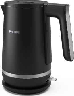 Philips Double Walled Kettle | HD9395/90 | Electric | 2200 W | 1.7 L | Stainless steel/Plastic | 360° rotational base | Black