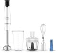 TEFAL | Blender | HB9441 InfintyForce | Blender ręczny | 1000 W | Pojemność słoika 0,5 L | Kruszenie lodu | Biały TEFAL | Blender | HB9441 InfintyForce | Blender ręczny | 1000 W | Pojemność słoika 0,5 L | Kruszenie lodu | Biały
