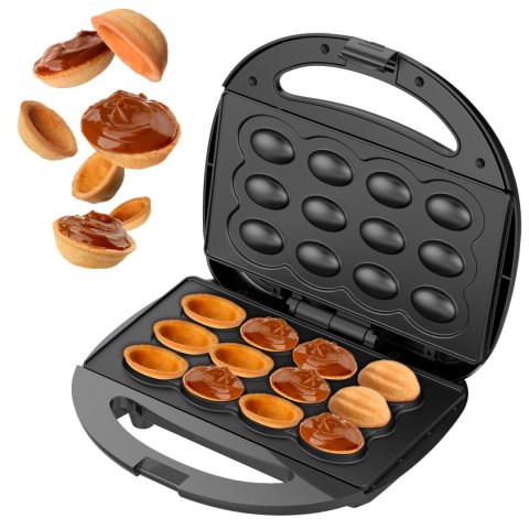 Adler Nut Cookie Maker | AD 3071 | 750 W | Number of pastry 12 | Nuts | Black Adler Nut Cookie Maker | AD 3071 | 750 W | Number of pastry 12 | Nuts | Black