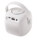 Głośnik karaoke z mikrofonem | AD 1199W | Bluetooth | Biały | Przenośny | Połączenie bezprzewodowe Głośnik karaoke z mikrofonem | AD 1199W | Bluetooth | Biały | Przenośny | Połączenie bezprzewodowe