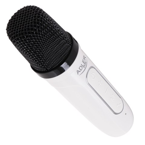 Głośnik karaoke z mikrofonem | AD 1199W | Bluetooth | Biały | Przenośny | Połączenie bezprzewodowe Głośnik karaoke z mikrofonem | AD 1199W | Bluetooth | Biały | Przenośny | Połączenie bezprzewodowe