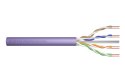 Kabel instalacyjny Digitus Cat.6 U/UTP, 305 m, simplex, Eca (EN 50575), AWG 23/1, pudełko papierowe 305 m, SX, fioletowy | Digit Kabel instalacyjny Digitus Cat.6 U/UTP, 305 m, simplex, Eca (EN 50575), AWG 23/1, pudełko papierowe 305 m, SX, fioletowy | Digit