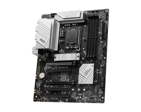 MSI PRO B760-P II | Rodzina procesorów Intel | Gniazdo procesora LGA1700 | DDR5 | Liczba złączy SATA 4 MSI PRO B760-P II | Rodzina procesorów Intel | Gniazdo procesora LGA1700 | DDR5 | Liczba złączy SATA 4