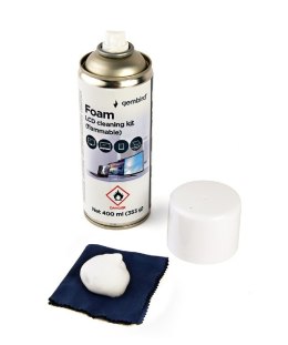 Piankowy zestaw do czyszczenia LCD | CK-LCD-08 | Piankowy środek czyszczący do ekranów LCD / TFT | 400 ml
