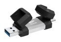 Silicon Power Dual USB Drive | Mobile C51 | 256 GB | USB Type-A i USB Type-C | Srebrny Silicon Power Dual USB Drive | Mobile C51 | 256 GB | USB Type-A i USB Type-C | Srebrny