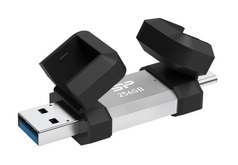 Silicon Power Dual USB Drive | Mobile C51 | 256 GB | USB Type-A i USB Type-C | Srebrny Silicon Power Dual USB Drive | Mobile C51 | 256 GB | USB Type-A i USB Type-C | Srebrny