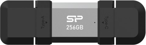 Silicon Power Dual USB Drive | Mobile C51 | 256 GB | USB Type-A i USB Type-C | Srebrny Silicon Power Dual USB Drive | Mobile C51 | 256 GB | USB Type-A i USB Type-C | Srebrny