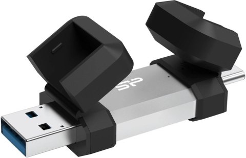 Silicon Power Dual USB Drive | Mobile C51 | 64 GB | USB Type-A i USB Type-C | Srebrny Silicon Power Dual USB Drive | Mobile C51 | 64 GB | USB Type-A i USB Type-C | Srebrny