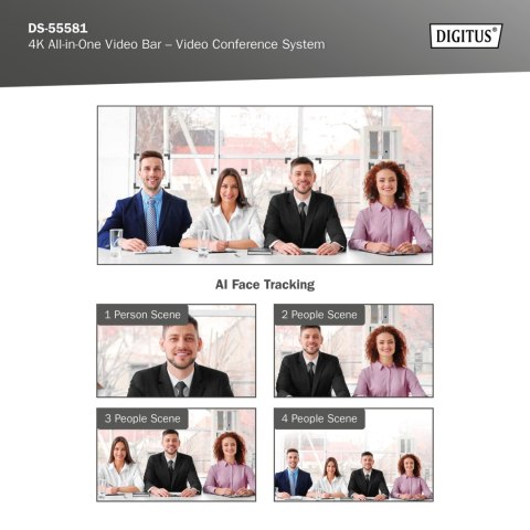 4K All-in-One Video Bar - Video Conference System | DS-55581 4K All-in-One Video Bar - Video Conference System | DS-55581