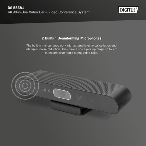 4K All-in-One Video Bar - Video Conference System | DS-55581 4K All-in-One Video Bar - Video Conference System | DS-55581