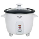 Adler Rice Cooker | AD 6418 | 300 W | 0.6 L | Number of programs 2 | White Adler Rice Cooker | AD 6418 | 300 W | 0.6 L | Number of programs 2 | White