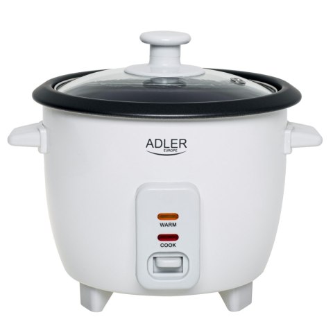 Adler Rice Cooker | AD 6418 | 300 W | 0.6 L | Number of programs 2 | White Adler Rice Cooker | AD 6418 | 300 W | 0.6 L | Number of programs 2 | White