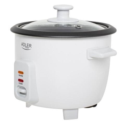 Adler Rice Cooker | AD 6418 | 300 W | 0.6 L | Number of programs 2 | White Adler Rice Cooker | AD 6418 | 300 W | 0.6 L | Number of programs 2 | White