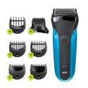 Braun | Shaver with Trimmer | Shave&Style 310BT | Cordless | Wet & Dry | Number of length steps 5 | Black/Blue Braun | Shaver with Trimmer | Shave&Style 310BT | Cordless | Wet & Dry | Number of length steps 5 | Black/Blue