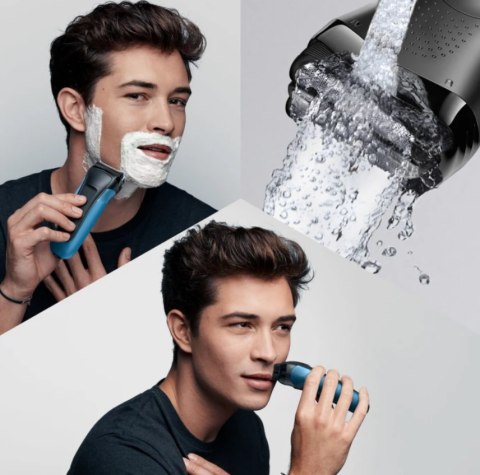 Braun | Shaver with Trimmer | Shave&Style 310BT | Cordless | Wet & Dry | Number of length steps 5 | Black/Blue Braun | Shaver with Trimmer | Shave&Style 310BT | Cordless | Wet & Dry | Number of length steps 5 | Black/Blue
