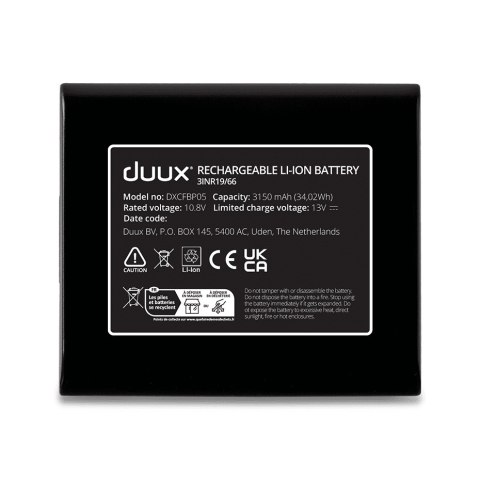 Stacja dokująca + akumulator 10,8 V do Duux Whisper Flex | DXCFBP05 | Czarny Stacja dokująca + akumulator 10,8 V do Duux Whisper Flex | DXCFBP05 | Czarny