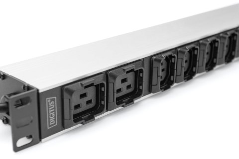 Listwa gniazdowa z profilem aluminiowym, 10-drożna, wtyczka IEC C20 | DN-95427 | Ilość gniazd 7 Listwa gniazdowa z profilem aluminiowym, 10-drożna, wtyczka IEC C20 | DN-95427 | Ilość gniazd 7
