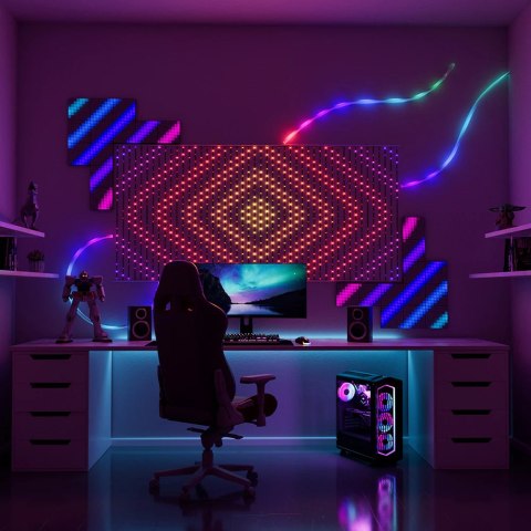 Twinkly|Matrix Smart LED Lights 480, 1x1m|RGB Multicolor Twinkly|Matrix Smart LED Lights 480, 1x1m|RGB Multicolor