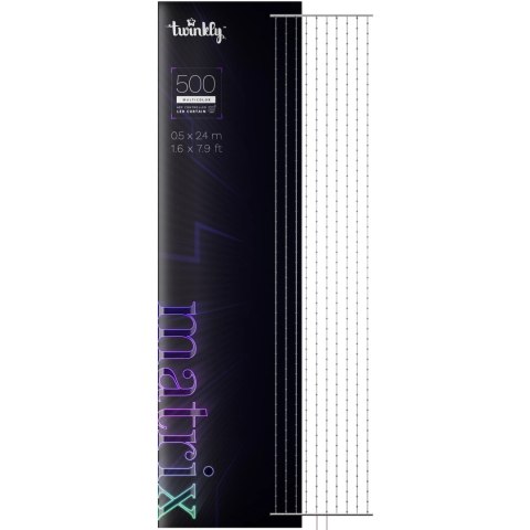 Twinkly|Matrix Smart LED Lights 500, 0.5x2.4m|RGB Multicolor Twinkly|Matrix Smart LED Lights 500, 0.5x2.4m|RGB Multicolor
