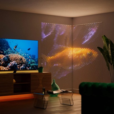 Twinkly|Matrix Smart LED Lights 500, 0.5x2.4m|RGB Multicolor Twinkly|Matrix Smart LED Lights 500, 0.5x2.4m|RGB Multicolor