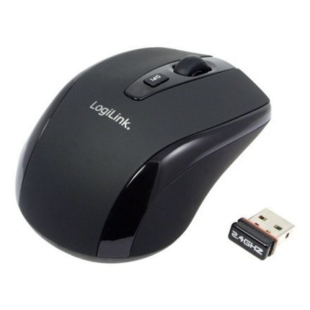 Logilink Maus optisch Funk 2.4 GHz wireless, Black, 2.4GH wireless mini Mysz with autolink Logilink Maus optisch Funk 2.4 GHz wireless, Black, 2.4GH wireless mini Mysz with autolink