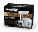 Mesko MS 4805 Meat mincer, Power 600W, Bowl, Middle size sieve, Mince sieve, Poppy sieve, Plunger, Sausage filler Mesko Mesko MS Mesko MS 4805 Meat mincer, Power 600W, Bowl, Middle size sieve, Mince sieve, Poppy sieve, Plunger, Sausage filler Mesko Mesko MS